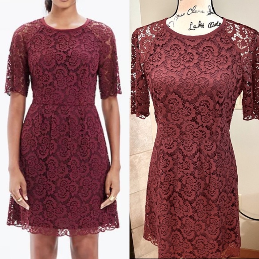 MADEWELL 💕 EUC • lace magnolia dress